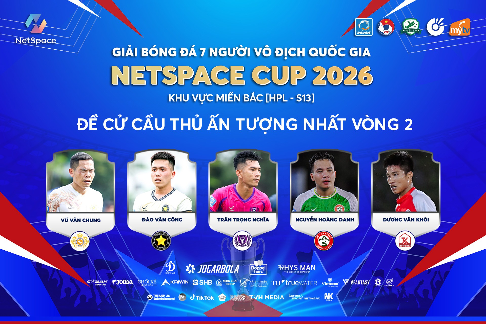 Bình chọn cầu thủ ấn tượng nhất vòng 2 [HPL-S13]